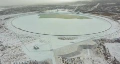 古浪厉K花W调蓄供水工程5可蓄水池（冬）